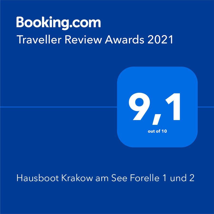 Hausboot Krakow Am See Forelle 1 Und 2 Dış mekan fotoğraf